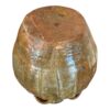 Antique French Terracotta Handled Walnut Oil Jug - Image 2