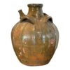 Antique French Terracotta Handled Walnut Oil Jug - Image 5