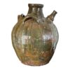 Antique French Terracotta Handled Walnut Oil Jug - Image 11