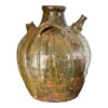 Antique French Terracotta Handled Walnut Oil Jug - Image 13