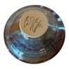 Vintage Studio Art Hand Painted Floral Glazed Pottery Bowl (Signed) - Image 5