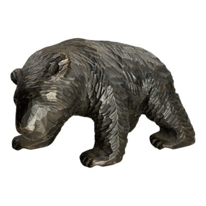 Vintage Antique Hand Carved Black Forest Black Bear Germany