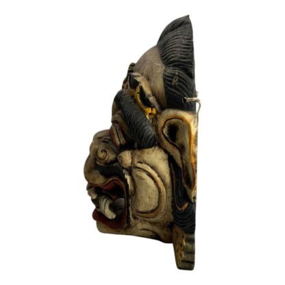 Vintage Authentic Bali Hand Carved Wood Tribal Barong Mask - Image 4