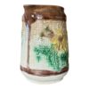 Antique Victorian Floral Ceramic Majolica Handled Pitcher - Image 10