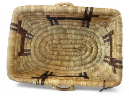 Vintage Native American Hopi Handmade Woven Basket - Image 10