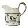 Antique Staffordshire Castleford Salt Glaze Pearlware Pottery Lion Creamer - Image 6