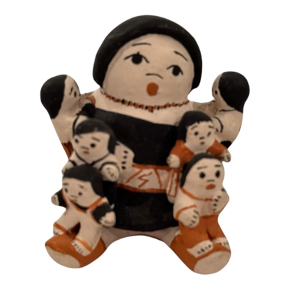 Vintage Native American Cochiti Pueblo Pottery Storyteller Figurine - Image 2