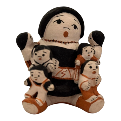 Vintage Native American Cochiti Pueblo Pottery Storyteller Figurine - Image 6