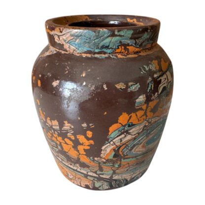 Vintage Ozark Roadside Tourist Stoneware Pottery Crock Vase - Image 3