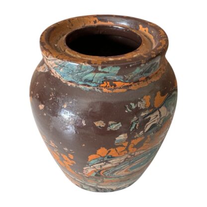 Vintage Ozark Roadside Tourist Stoneware Pottery Crock Vase - Image 9