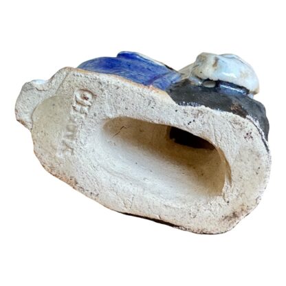 Antique Chinese Export White Glazed Ceramic Pottery Mudman Figurine - Image 10