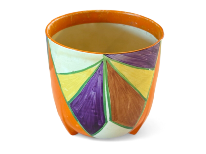 Vintage Clarice Cliff Newport Pottery Bizarre Fantasque Jardiniere Planter - Image 3