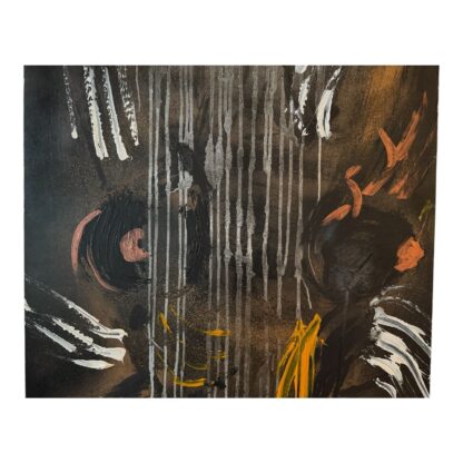 Original Modern Abstract Acrylic Painting "Buffalo Woman" (Martha Kaplan) - Image 5