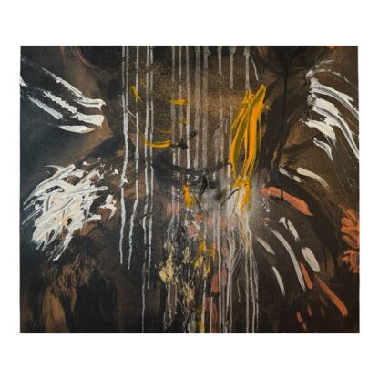 Original Modern Abstract Acrylic Painting "Buffalo Woman" (Martha Kaplan) - Image 6