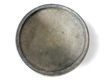 Antique Rustic Primitive Blackware Pottery Grinding Bowl - Image 14
