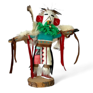 Vintage Native American Eagle Dancer Hopi Kachina Doll (Signed)