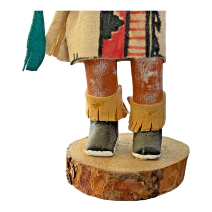 Vintage Native American Hand Carved Owl Kachina Doll - Image 11