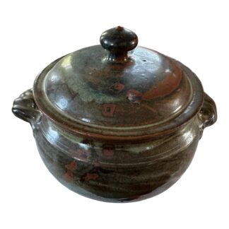 Vintage Plum Tree Pottery Covered Serving Pot Tureen (John Glick)