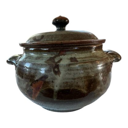 Vintage Plum Tree Pottery Covered Serving Pot Tureen (John Glick) - Image 3