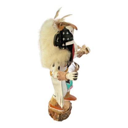 Vintage Native American Hand Carved Warrior Hopi Kachina Doll - Image 6