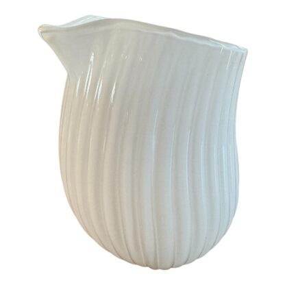 Vintage Finland Iittala Gluck White Glass Creamer or Mini-Pitcher - Image 6