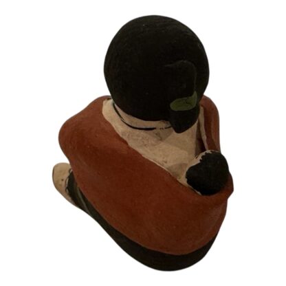 Vintage Native American Cochiti Pueblo Pottery Storyteller Figurine - Image 8