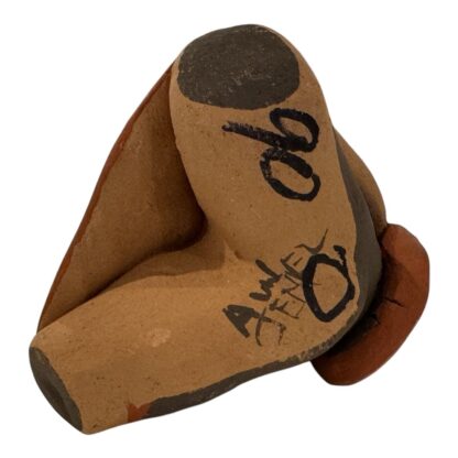 Vintage Native American Jemez Pueblo Pottery Storyteller Figurine (Signed) - Image 11