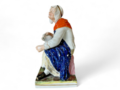 Antique English Staffordshire Porcelain Cobbler Johnson & Wife Nell Figurines - Image 17