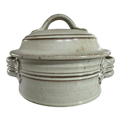 Vintage Studio Art Pottery Covered Tureen Casserole Dish (Signed, Tyrone Larson) - Image 3