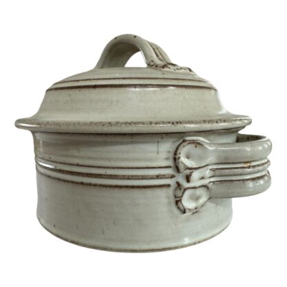 Vintage Studio Art Pottery Covered Tureen Casserole Dish (Signed, Tyrone Larson) - Image 6