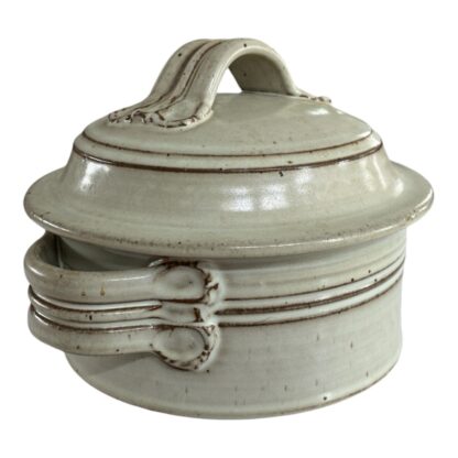 Vintage Studio Art Pottery Covered Tureen Casserole Dish (Signed, Tyrone Larson)