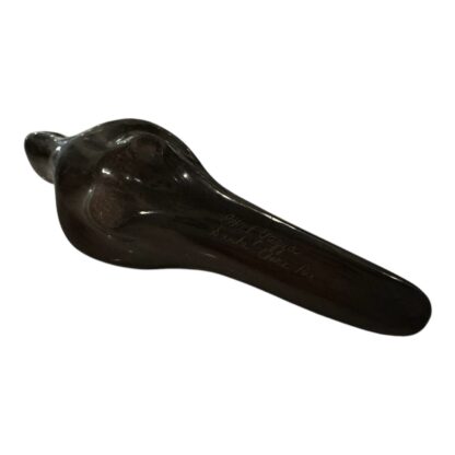 Vintage Native American Blackware Pottery Canada Goose Figurine (Signed) - Image 11