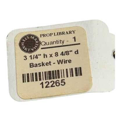 Vintage Wire Round Basket Owned by Martha Stewart at Turkey Hill Kitchen - Image 5