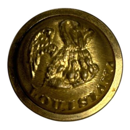Antique Authentic Louisiana Militia Coat Confederate Post Civil War Button - Image 3