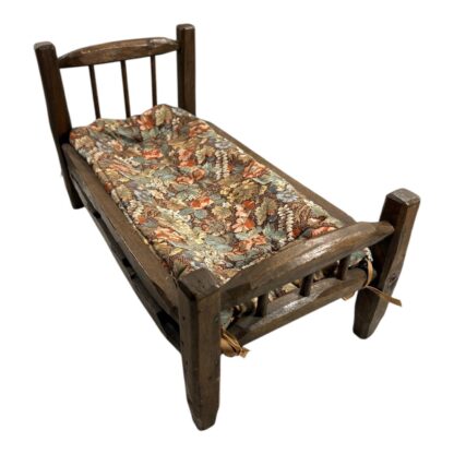Antique Hand Made Folk Art Slate Doll Bed - Image 2