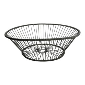 Vintage Oval Shaped Wire Basket Owned by Martha Stewart at Turkey Hill Kitchen