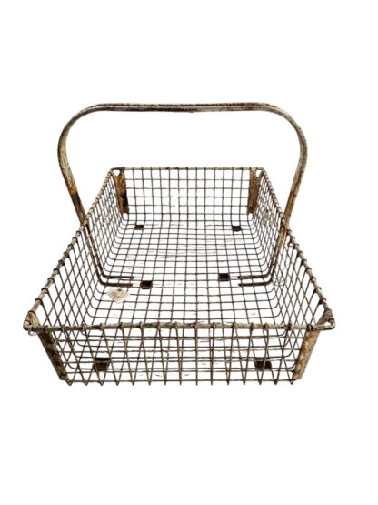 Vintage Wire Shopping Basket Owned by Martha Stewart at Turkey Hill Kitchen - Image 7