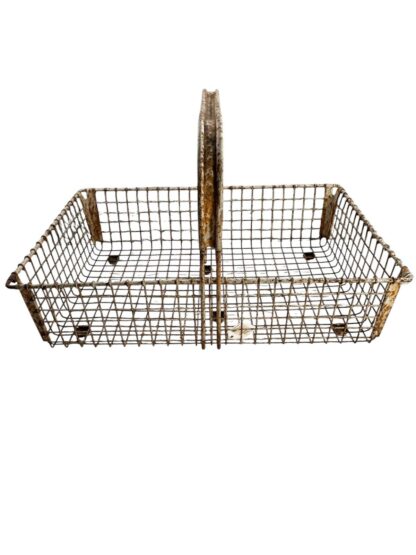 Vintage Wire Shopping Basket Owned by Martha Stewart at Turkey Hill Kitchen - Image 9