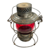 Vintage MO. PAC Handlan St. Louis  Railroad Lantern with Red Globe - Image 6