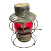 Vintage MO. PAC Handlan St. Louis  Railroad Lantern with Red Globe - Image 7