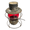 Vintage MO. PAC Handlan St. Louis  Railroad Lantern with Red Globe - Image 9