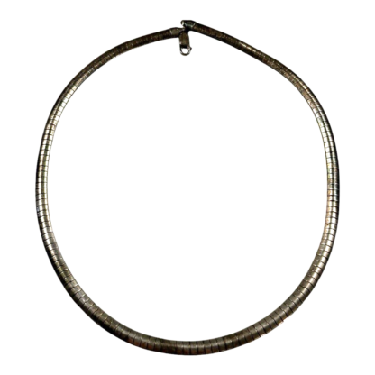 STERLING SILVER 925 ITALY 18" SOLID INTERLOCKING CHAIN NECKLACE 30 Grams