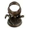 Antique Figural Napkin Ring Silver Silverplate - Parrots on Ornate Pedestal - Image 8