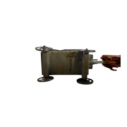Erzgebirge Miniature Antique Horse Drawn Wagon Metal Open Wheels Putz Toy - Image 12