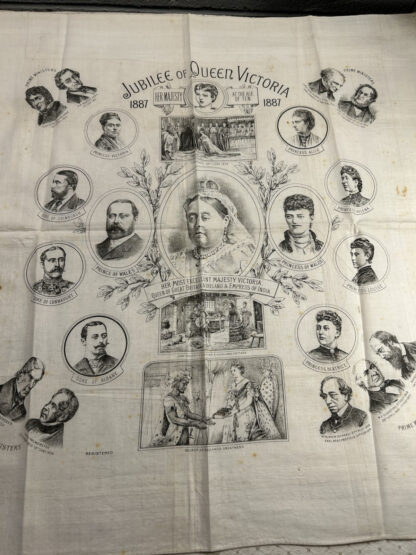 Antique Queen Victoria Commemorative Linen - Image 2