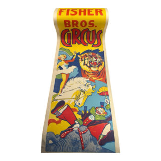 Vintage Fisher Bros Circus Poster