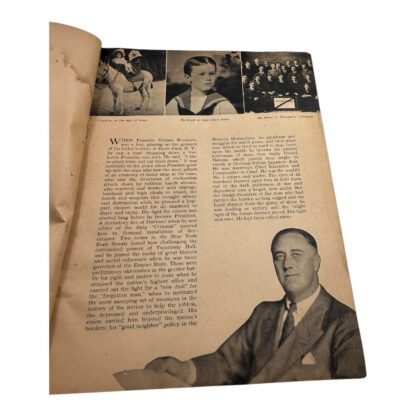 Vintage 1945 President Roosevelt Photograph Album - Image 8