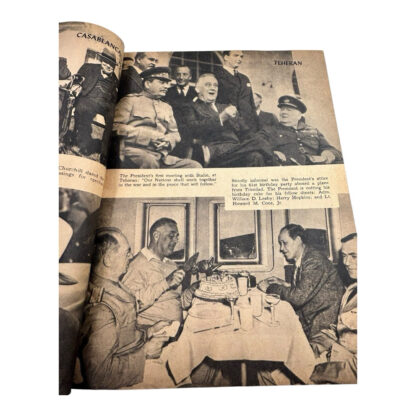 Vintage 1945 President Roosevelt Photograph Album - Image 11