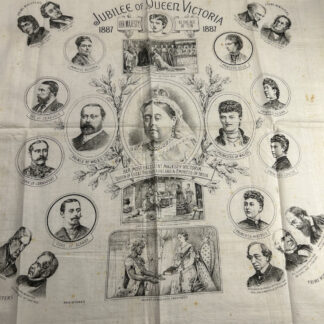 Antique Queen Victoria Commemorative Linen