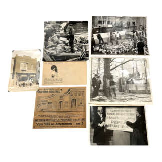 Vintage Lot of 6 Prohibition Photographs and Repeal Literature